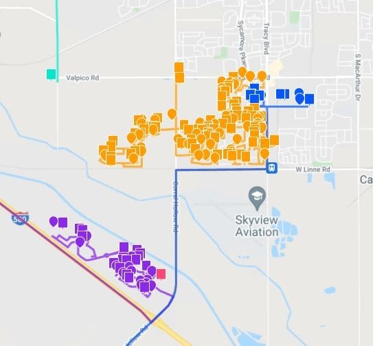 Presented with realistic constraints on driver workloads and vehicle availability, DRO will find the optimal resource mix and routes to minimize delivery times.